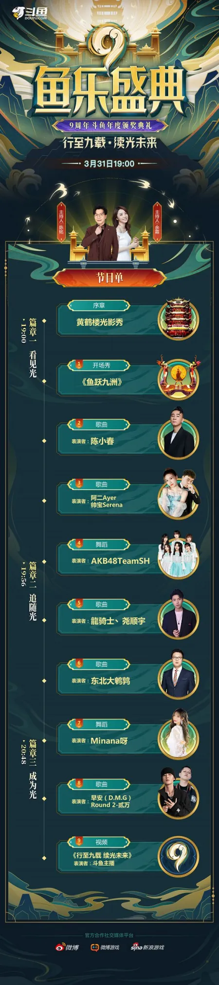 陈小春、AKB48TeamSH倾情加盟，斗鱼鱼乐盛典将于武汉震撼开幕(陈小春情歌对唱)